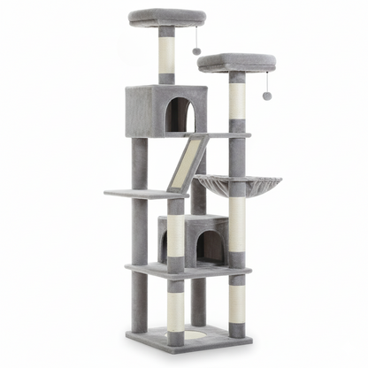 Fauneo — L’aventure, le confort et le griffoir réunis en un seul arbre.